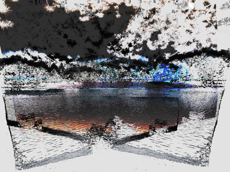 Ursula Etzlinger-Staf / Fotocollage / See II