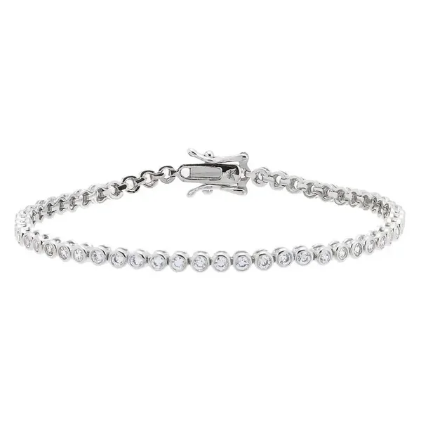Bezel Tennis Bracelet