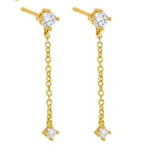 CZ Drop Earring