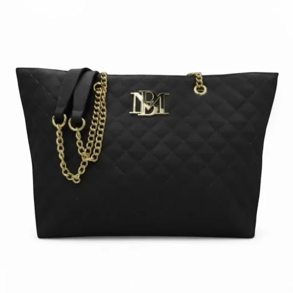 Badgley Mischka Large Quilted Tote