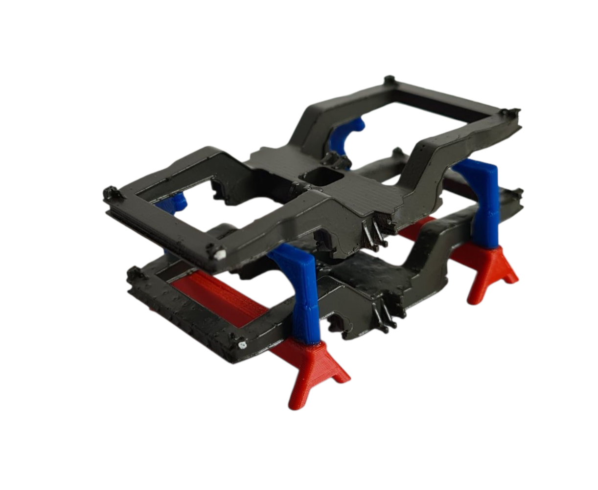 Vectron Drehgestellrahmen Unterstellböcken – H0 Modell Modellbahn