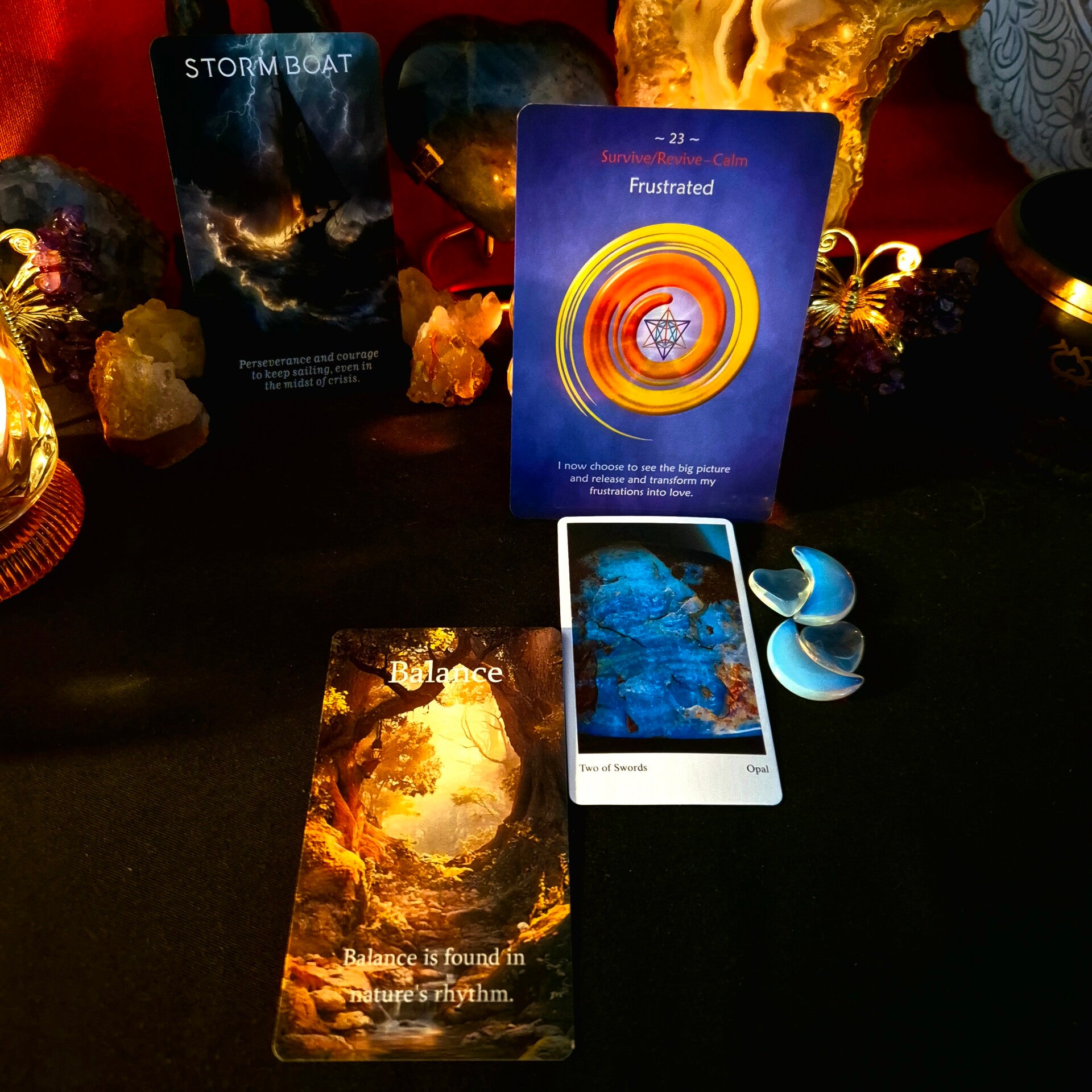 ✨️🍀🪽Goddelijke Mystieke Edelsteen Tarot