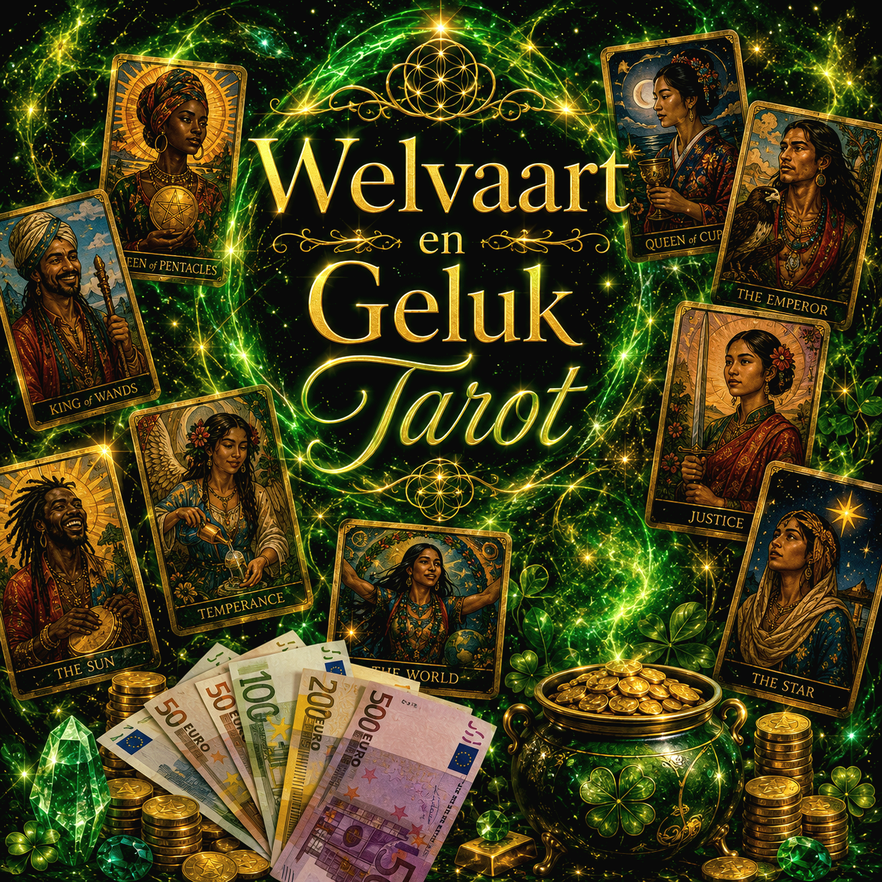 Tarot ✨️ Welvaart✨️en Geluk legging ✨️