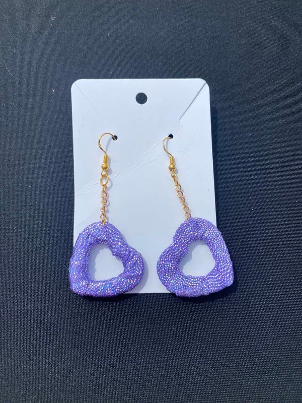 Baby Purple Sparkle Earrings