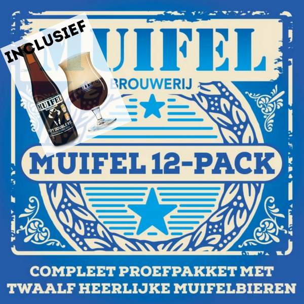 Muifel 12-pack, inclusief prijswinnaar I Spy Double Rye!