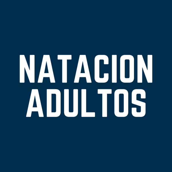 Natación para adultos MIÉRCOLES
