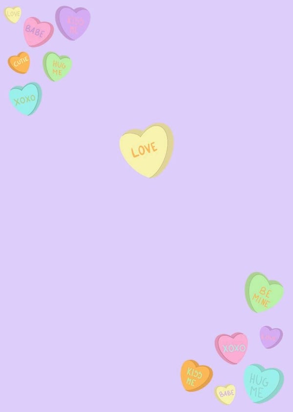 Carte postale cœur