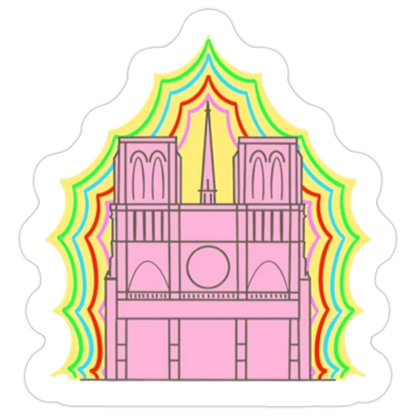 Sticker notre dame de Paris