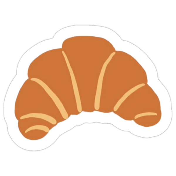 Sticker croissant