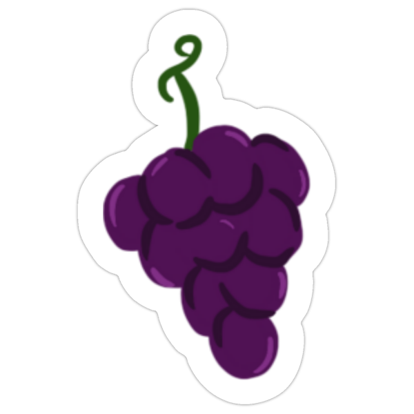 Sticker raisin
