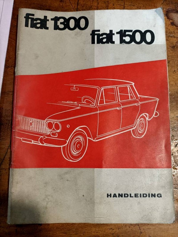 Fiat 1300 1500 instructie boekje