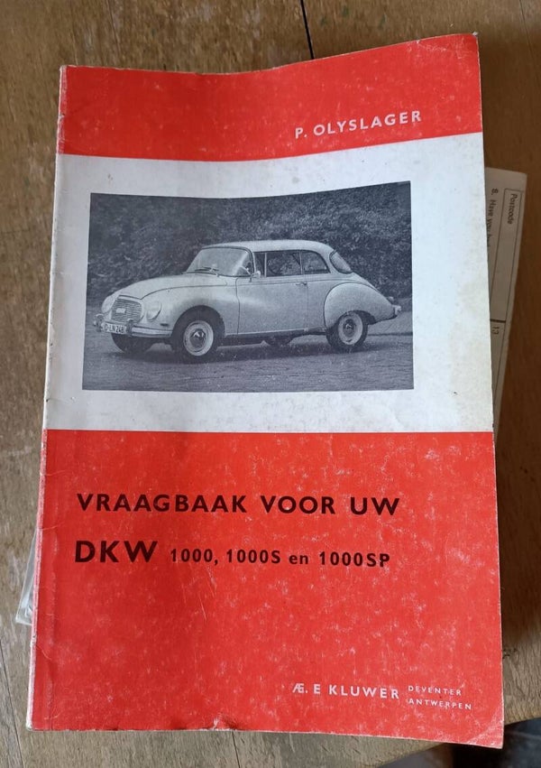 Dkw 1000 1000s 1000sp reparatie handboek