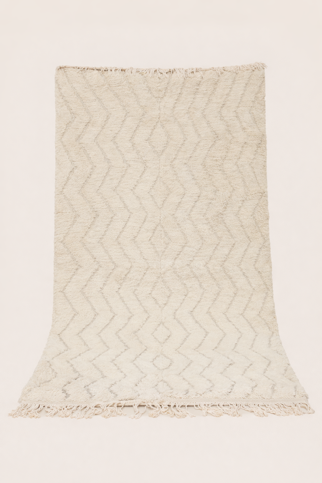 Tapis berbère Atlasine – Laine naturelle – Fait main - 250cm x 147cm