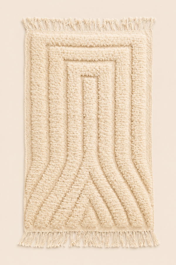 Petit tapis berbère Camila – Design bohème – Fait main - 115cm x 60cm