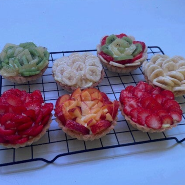 kleine fruittaartjes