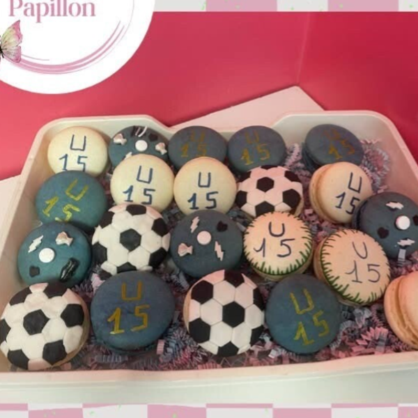macarons klein met decoratie