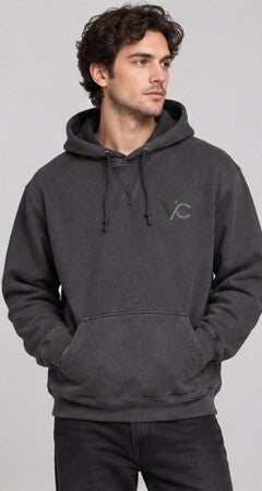 Black flowered Venture hoodie