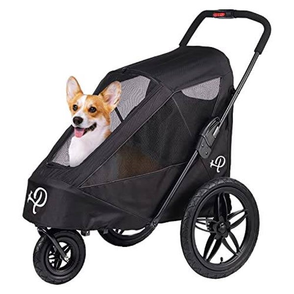 Hundebuggy & Hundefahrradanhänger Petique Breeze schwarz