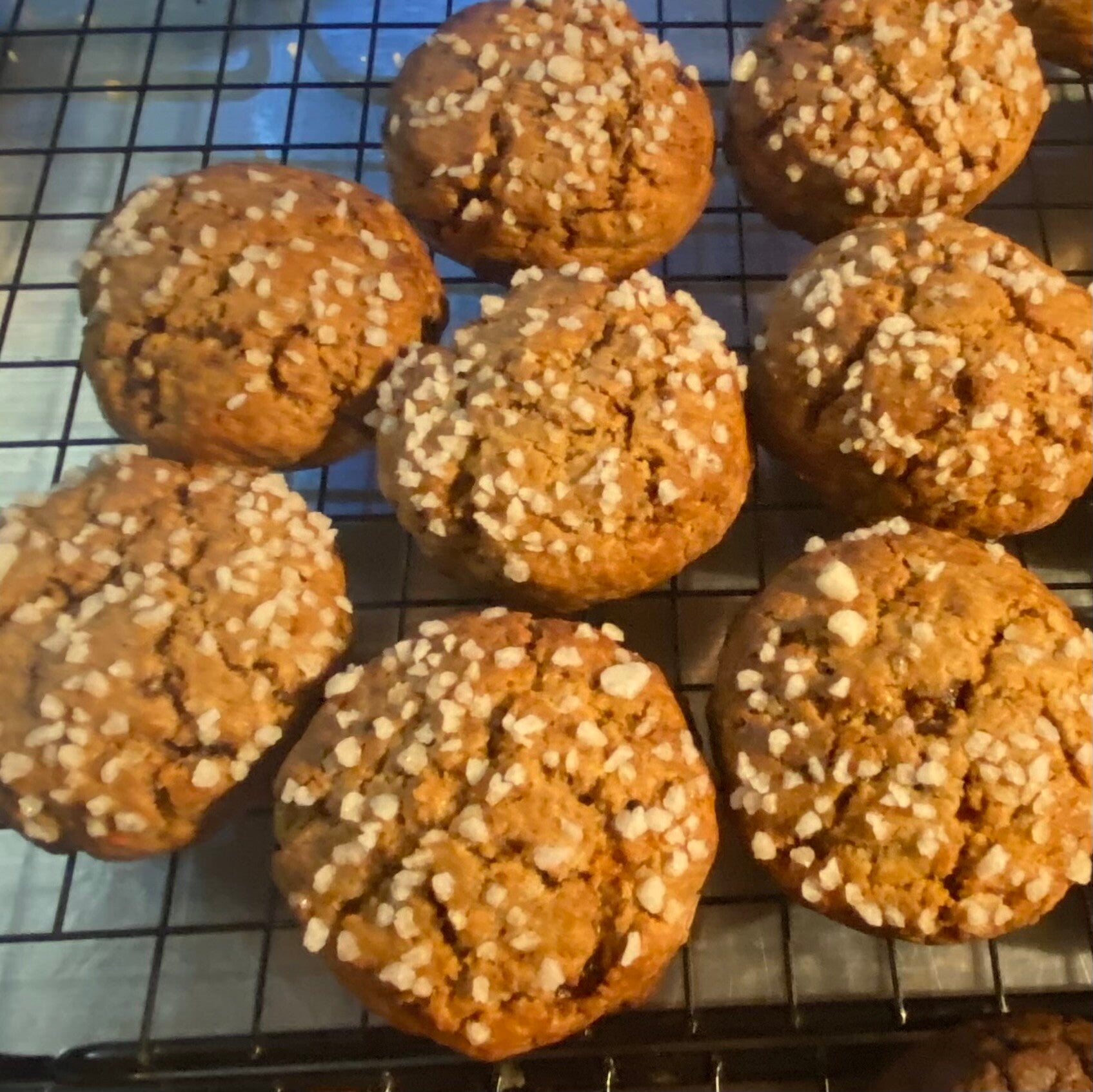 Cookie Suédois cannelle cardamome sucre grains