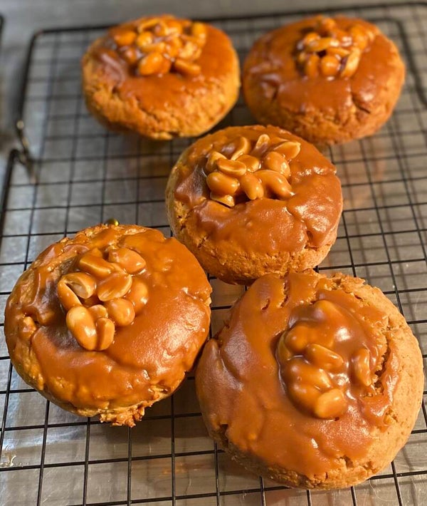 Cookie USA caramel cacahuètes