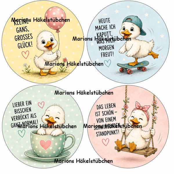 lustige Gänschen