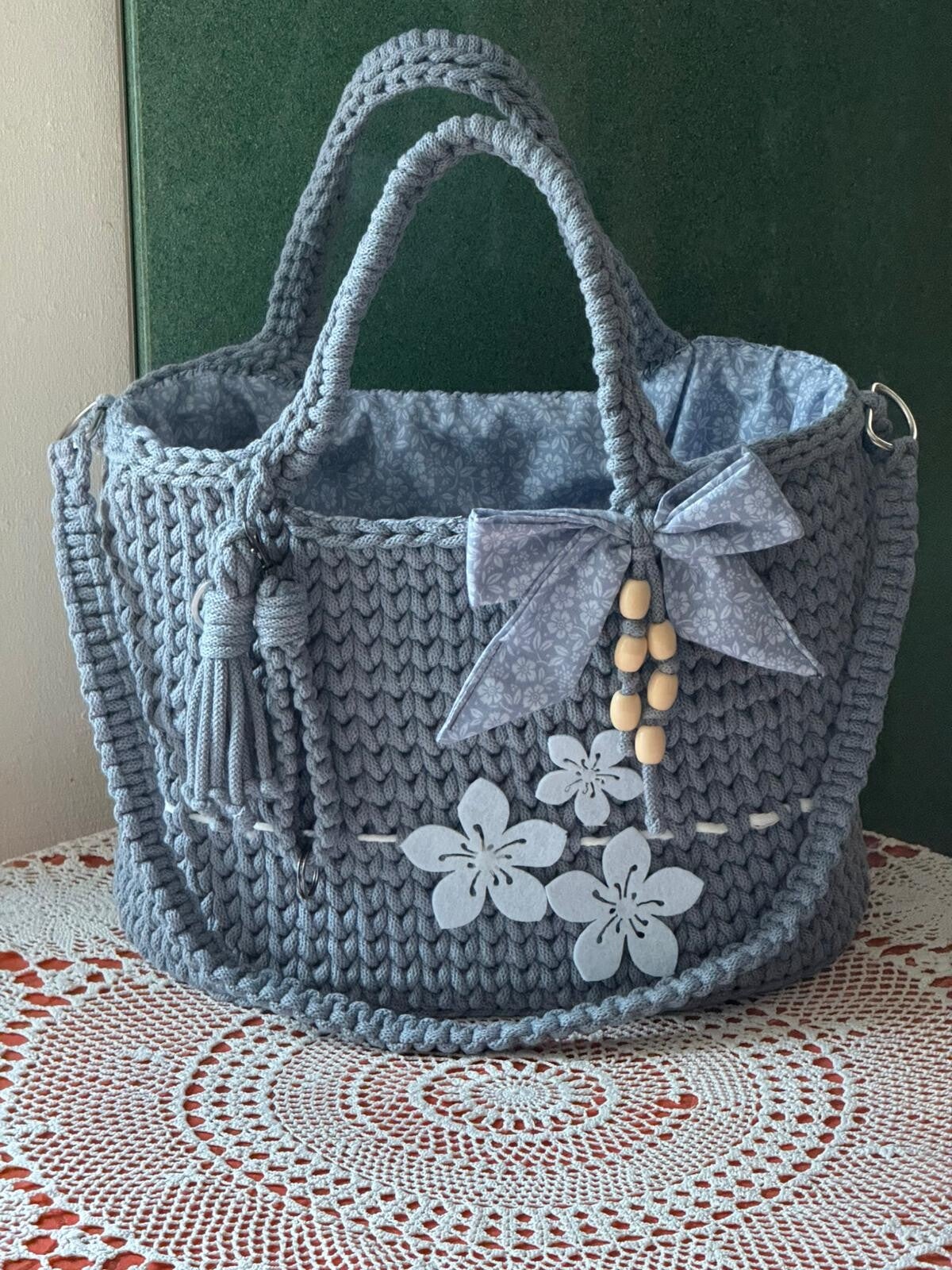 Shopper in Blautönen
