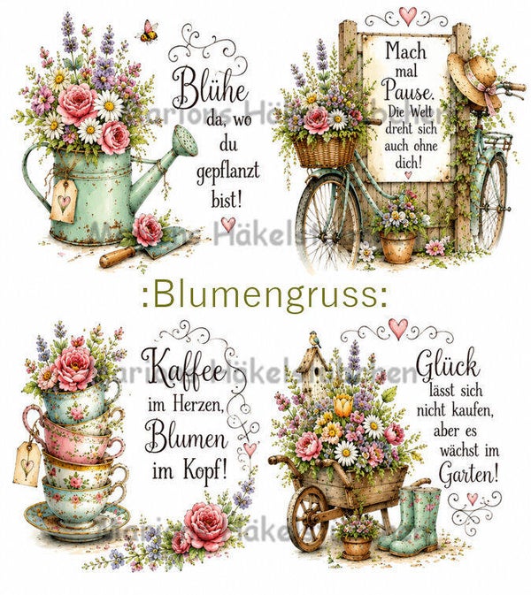 Blumen - Einleger