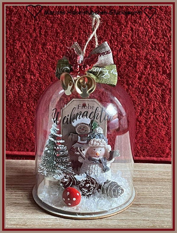 Weihnachtsglocke mit Aufhänger