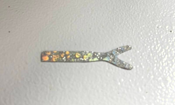 Whale Tails-Silver Holographic