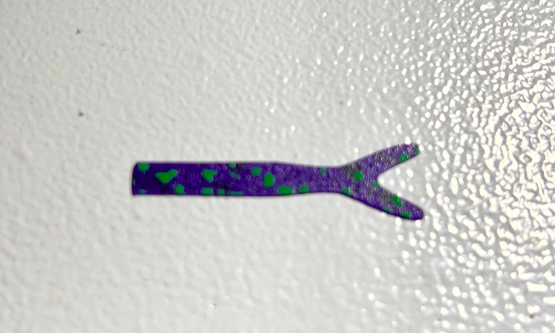 Whale Tails-Purple/Green Splash
