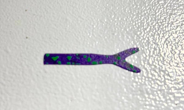 Whale Tails-Purple/Green Splash