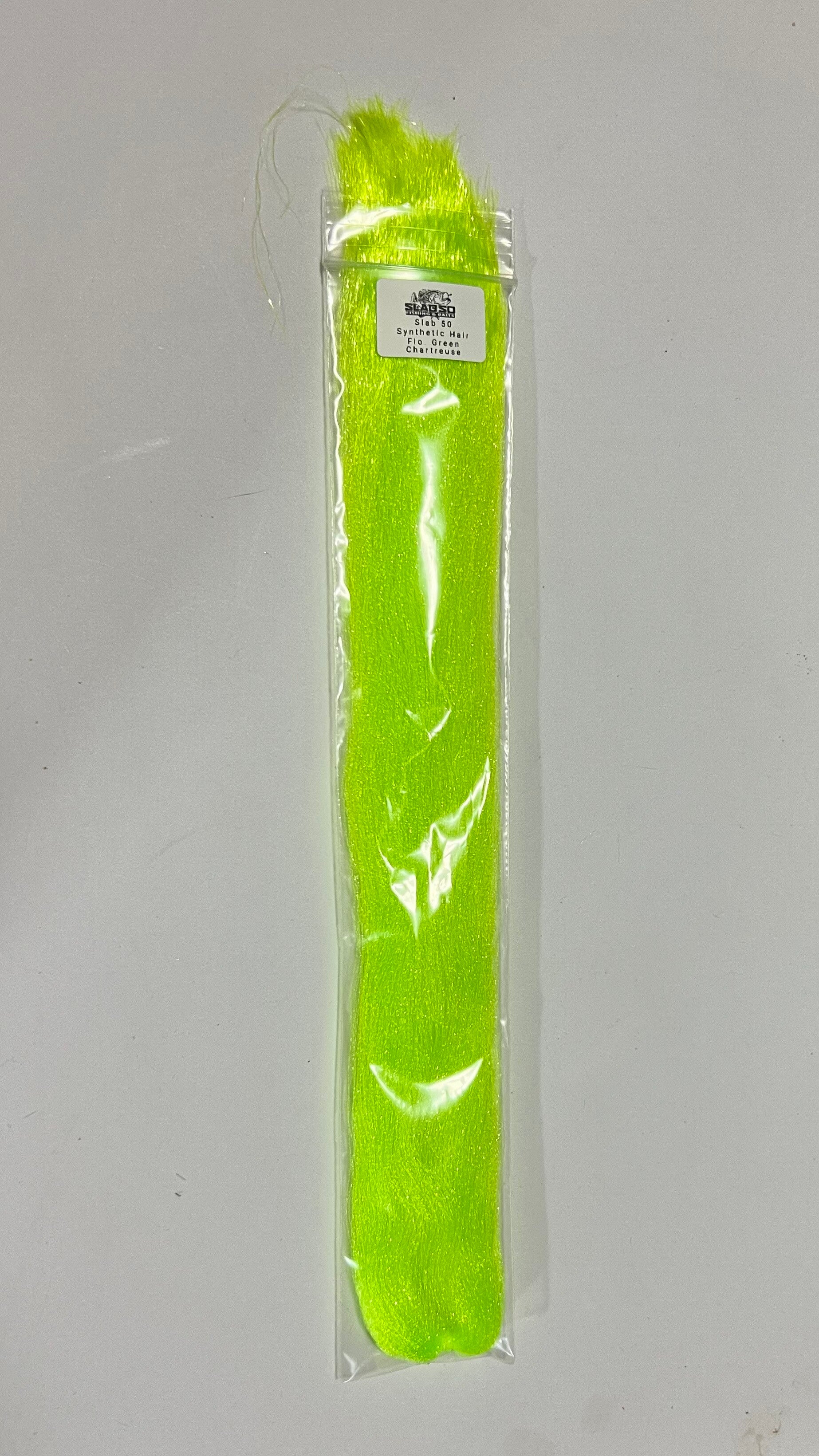 Slab 50 Hair-Fl. Green Chartreuse