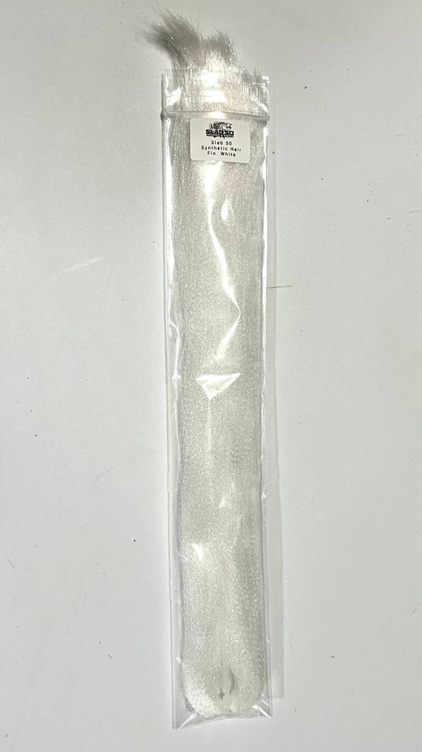 Slab 50 Hair-Fl. White
