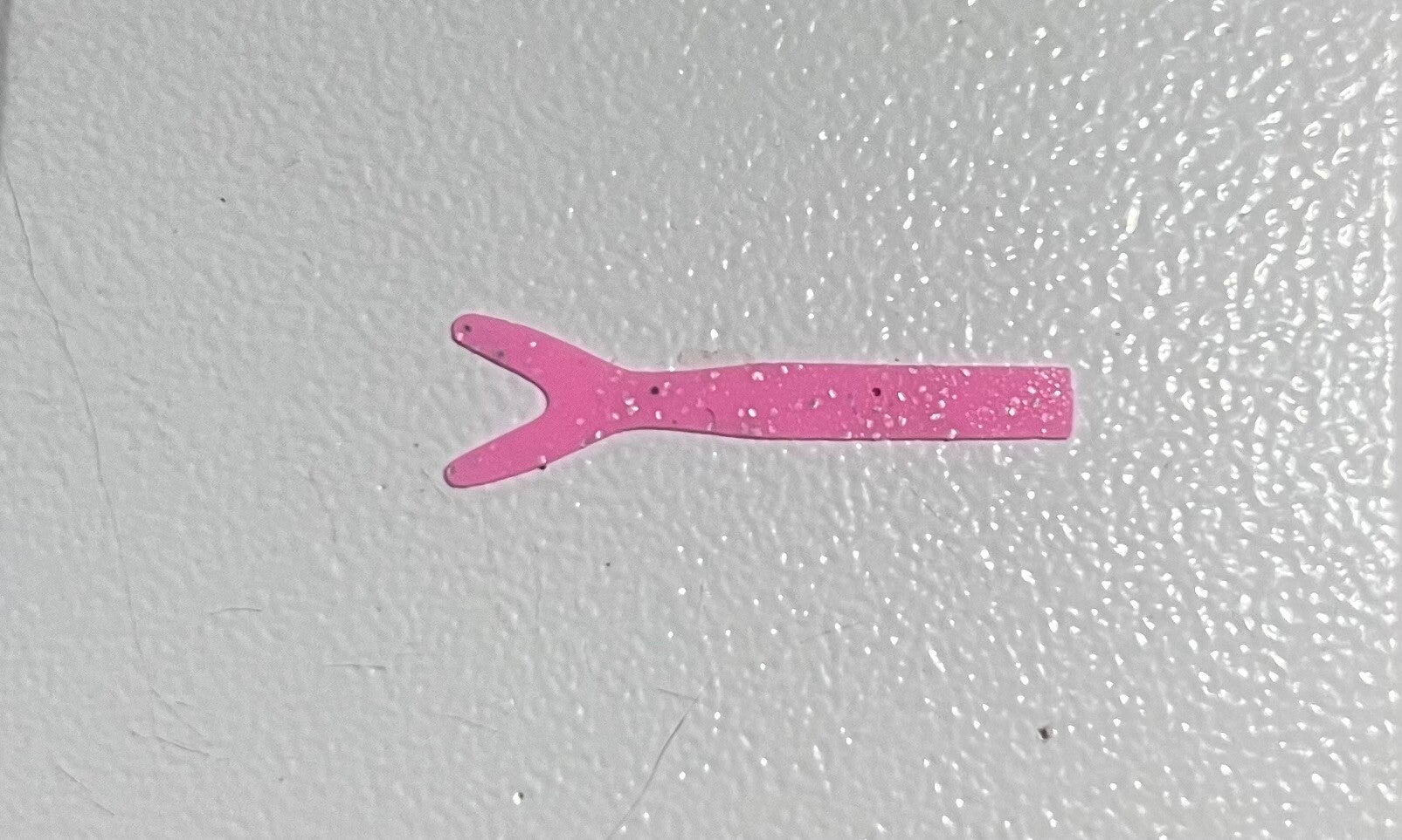 Whale Tails-Pink/Silver Flake