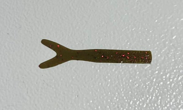 Whale Tails-Dark Watermelon/Red Flake
