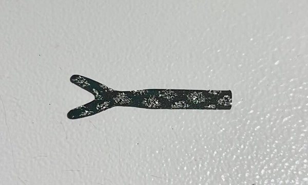 Whale Tails-Black/Silver Diamond
