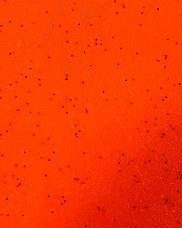 Hot Orange/Gold-Black Flake