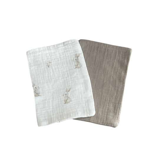 Washandjes hydrofiel - set van 2