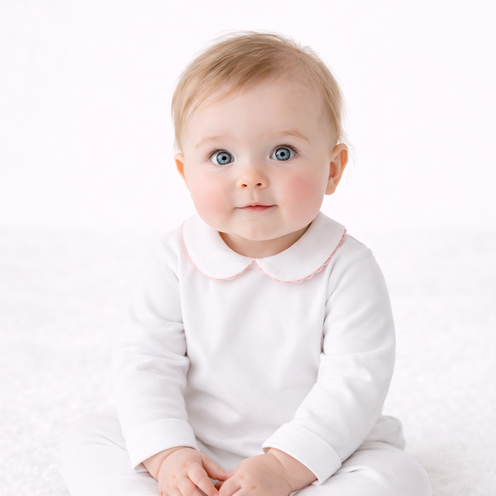 Babypakje Sam - Wit/roze