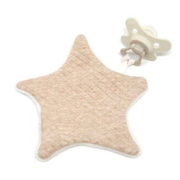 Fopspeendoekje Little Star - camel