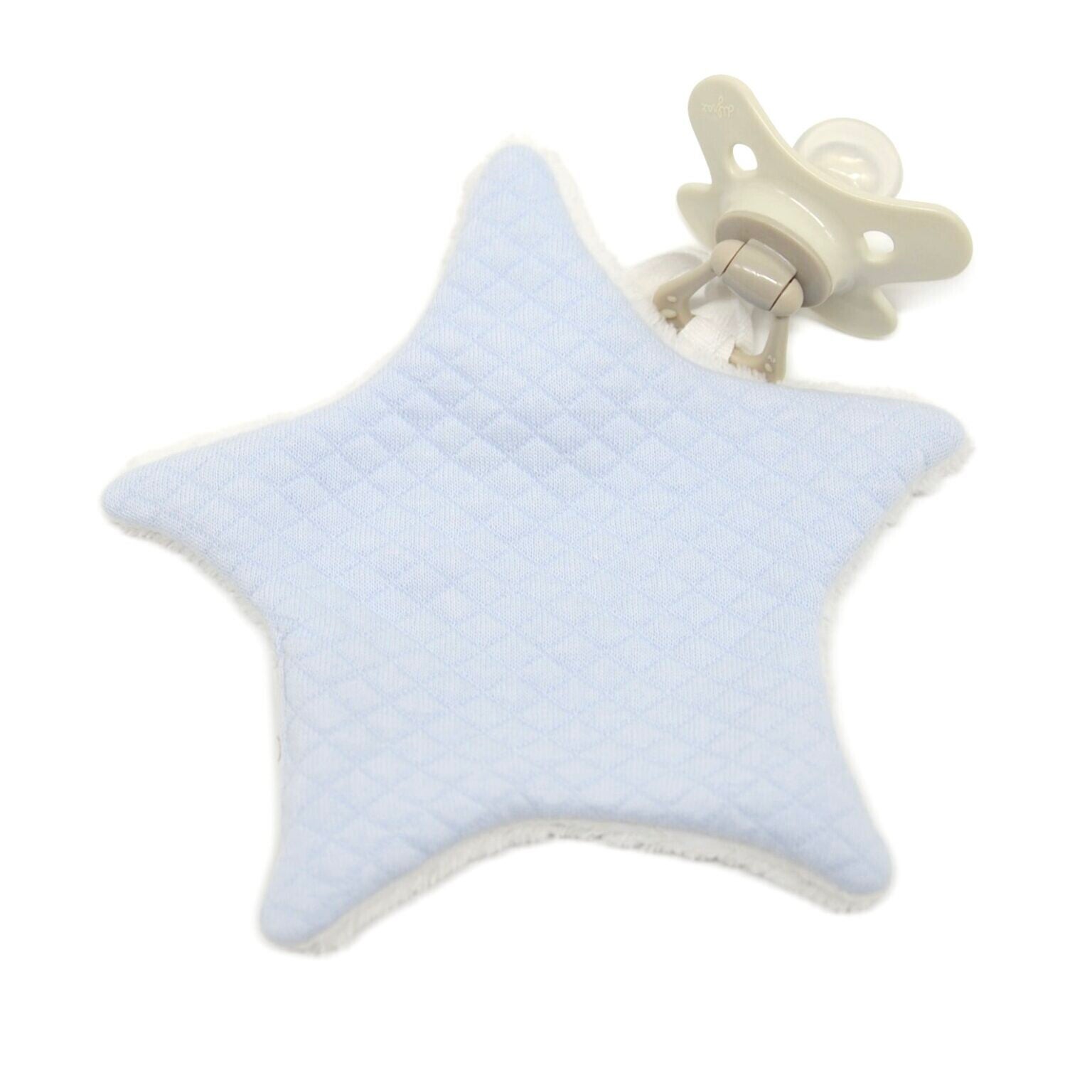 Fopspeendoekje Little Star - blauw