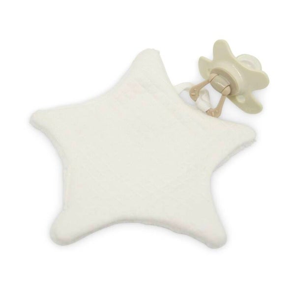 Fopspeendoekje Little Star - wit