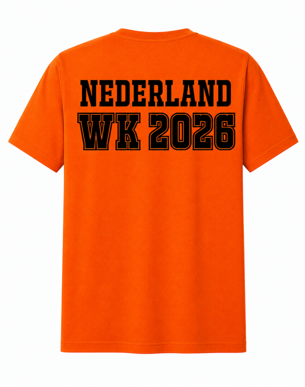 KIND - WK 2026 shirt Nederland met bedrukking achterkant