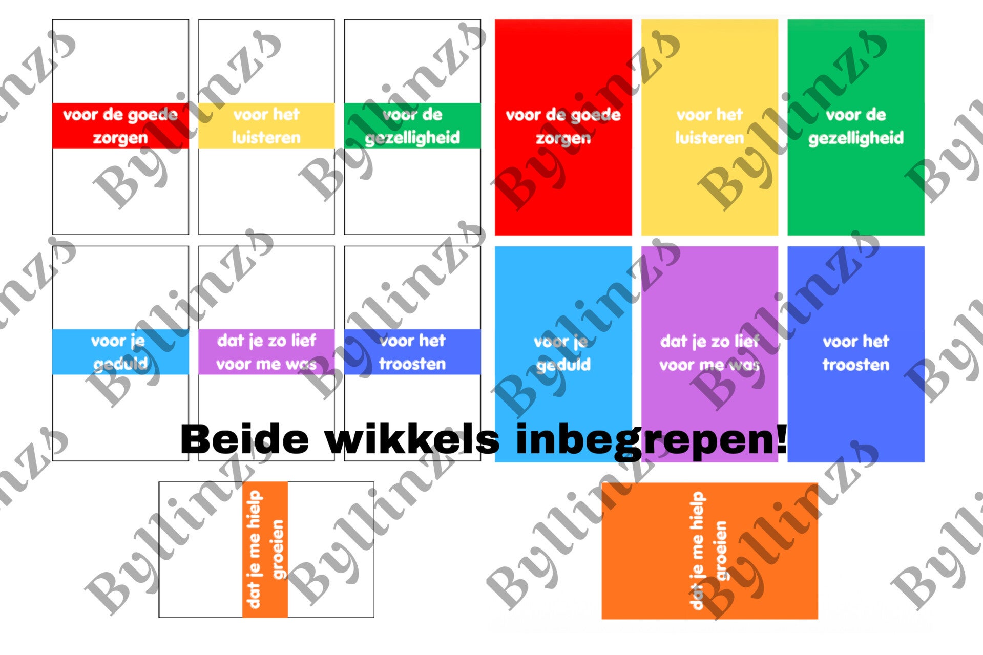 🍫 Gepersonaliseerde Merci Wikkels (PDF bestand)