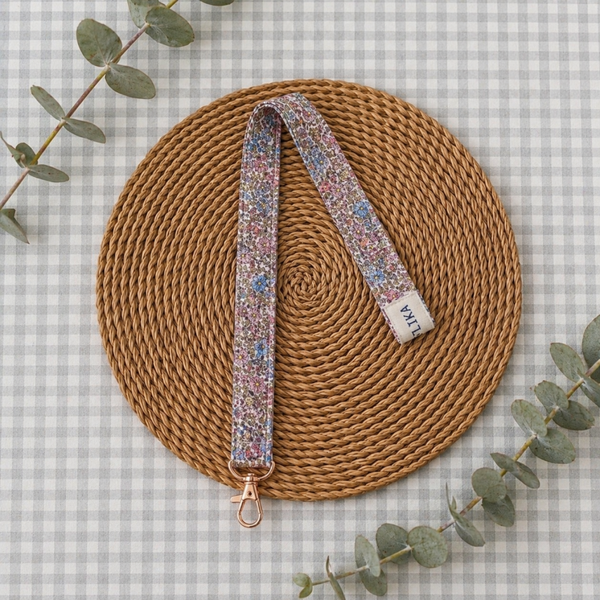 Lanyard flores multicolor