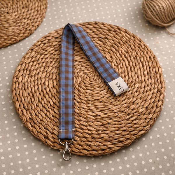 Lanyard vichy morado