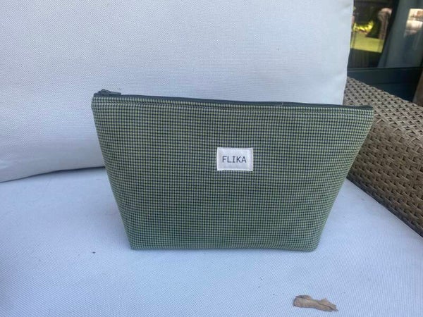 Neceser L vichy verde