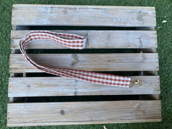 Lanyard vichy otoño