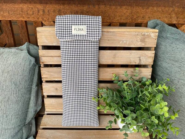 Funda plancha de pelo vichy