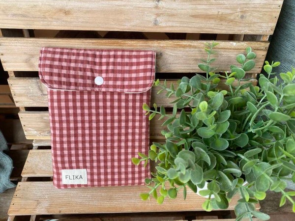 Funda de Kindle vichy cereza